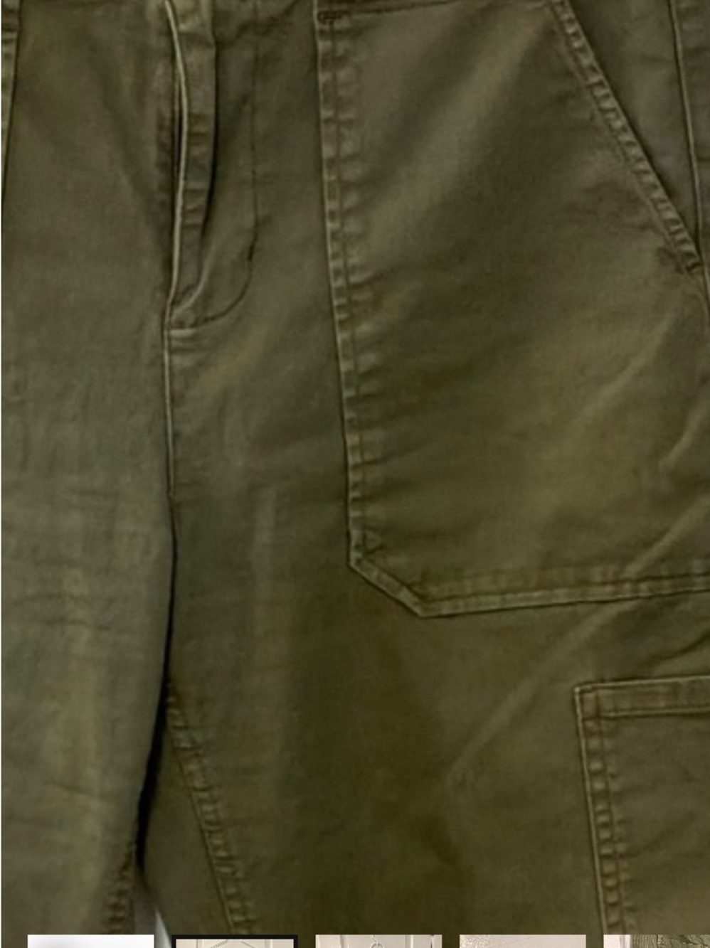 Sanctuary Olive Green Carpenter Crop Pants